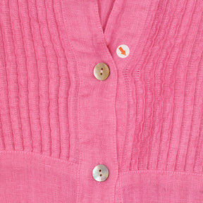 NRBY Pink Linen Dress
