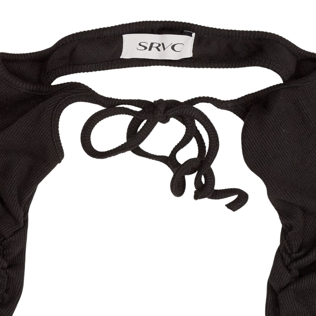 SRVC Black Long Sleeve Shrug