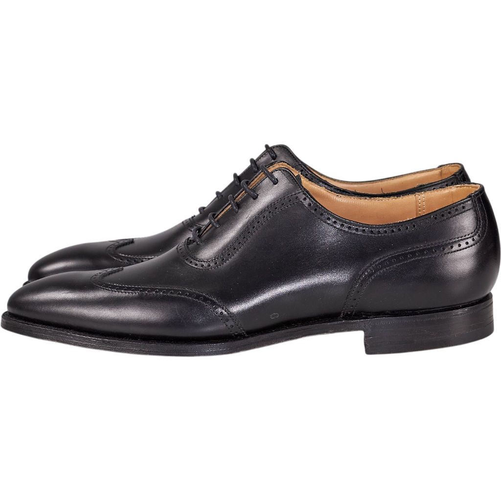 Crockett & Jones Black Leather Oxford Shoes