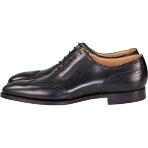 Crockett & Jones Black Leather Oxford Shoes