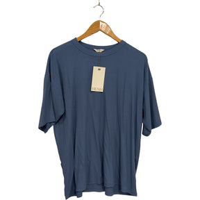 Hush Mid Blue Ribbed Pyjama Top
