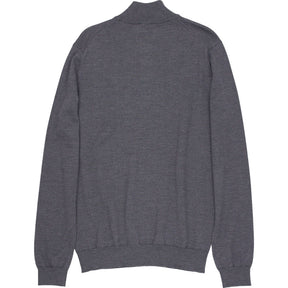 Hugo Grey Half-Zip Sweater Large