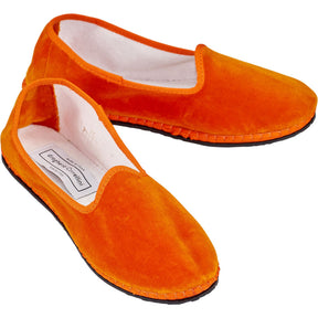 Drogheria Crivellini Orange Velvet Slippers