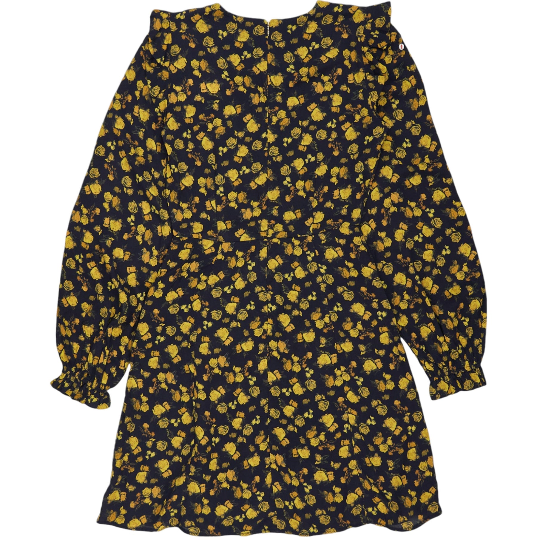 Tommy Hilfiger Yellow Floral Print Dress