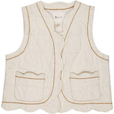 Bonte Ecru Estelle Gilet Quilted Vest