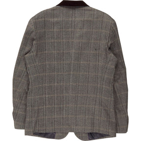 Cavani Brown Check Suit
