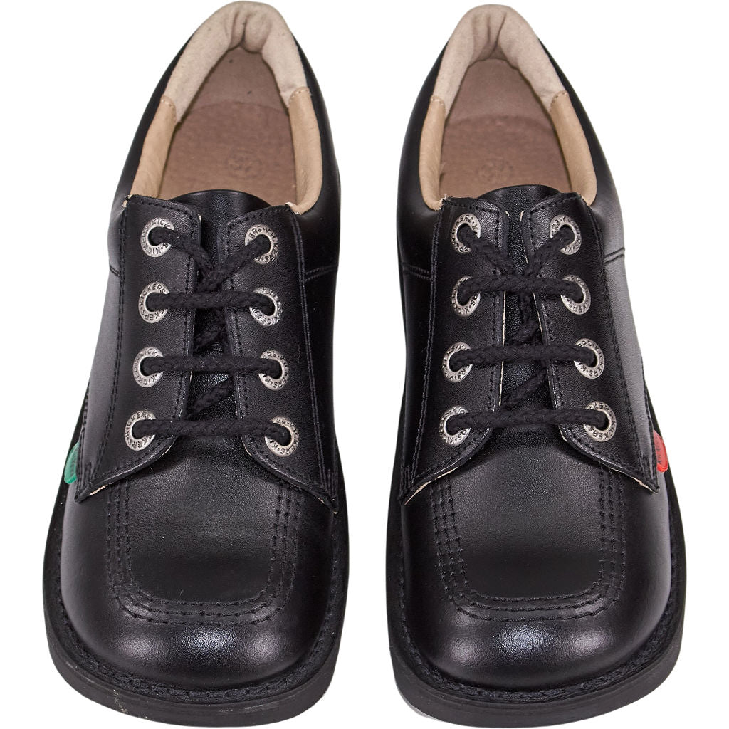 Kickers Black Leather Shoes