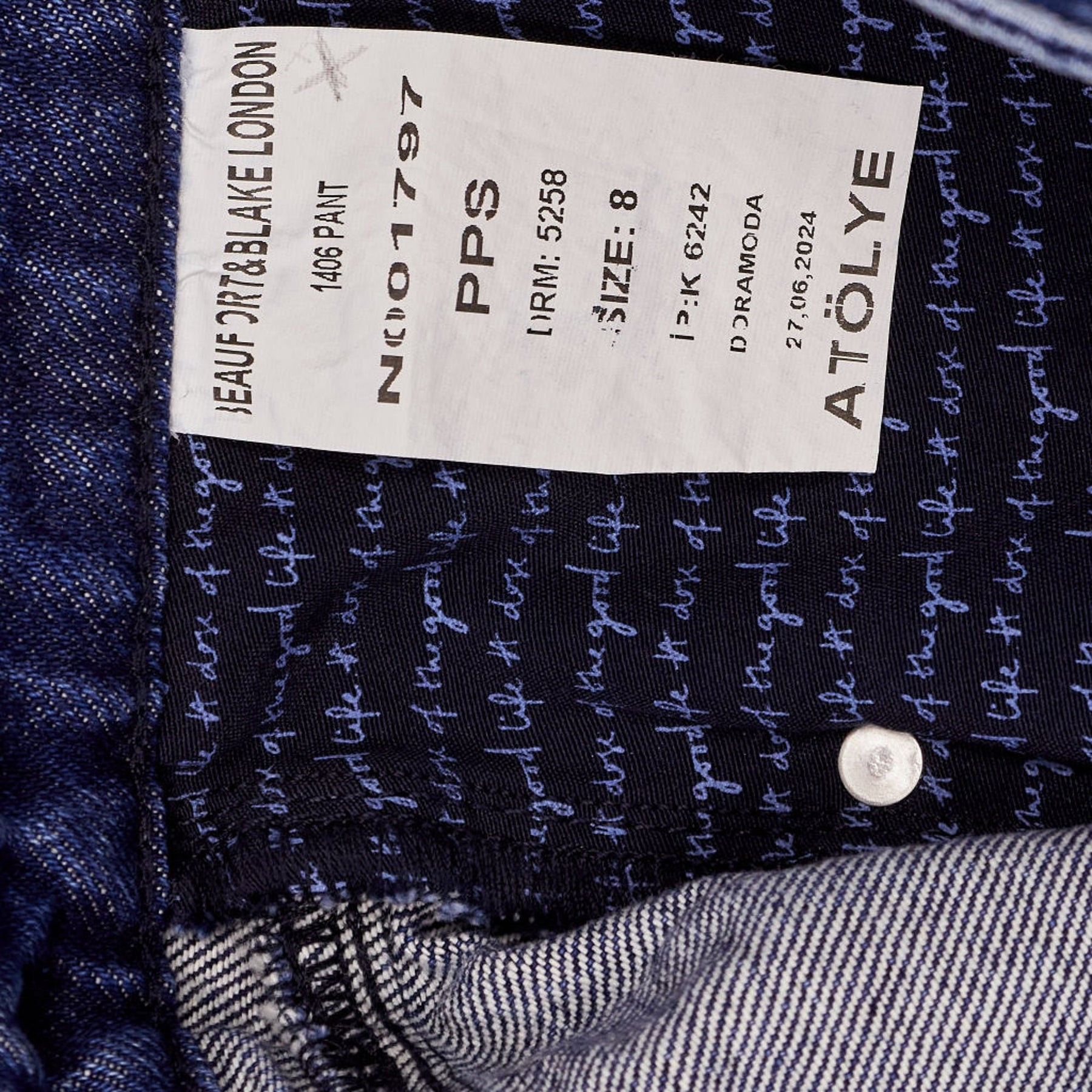 Beaufort & Blake Blue Jeans