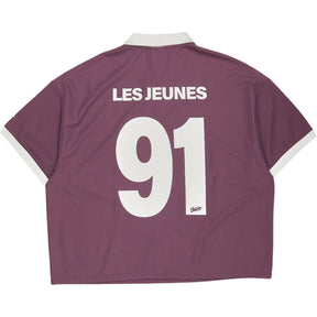 Pull & Bear Purple Rugby Shirt