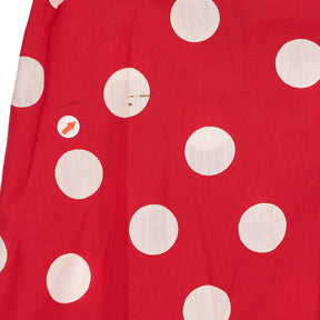 Baukjen Red Polka Dot Organic Cotton Smock Midi Alicia Dress