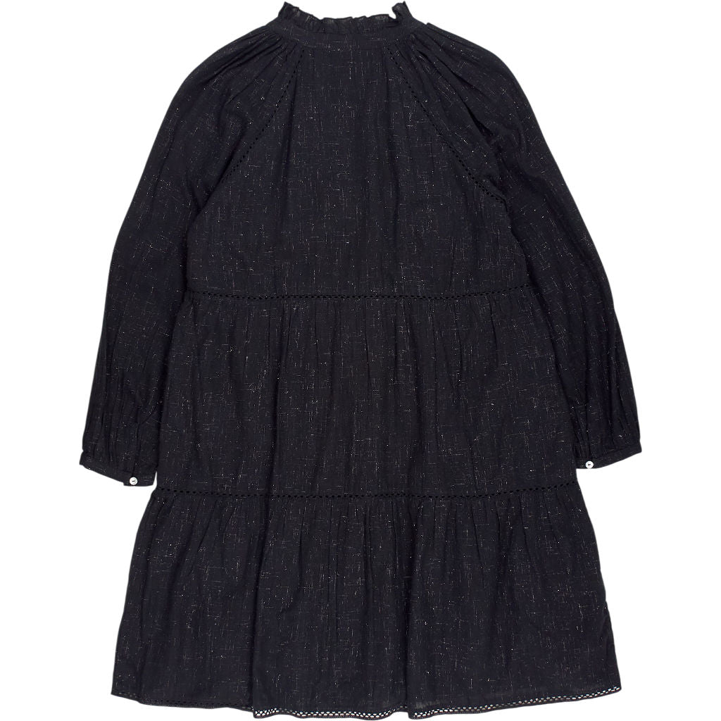 Hush Black Tiered Dress