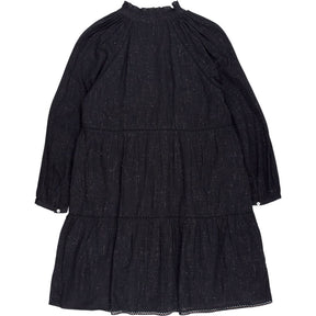 Hush Black Tiered Dress