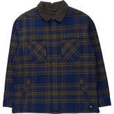 Vans Blue Brown Plaid Loose Fit Jacket