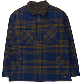 Vans Blue Brown Plaid Loose Fit Jacket