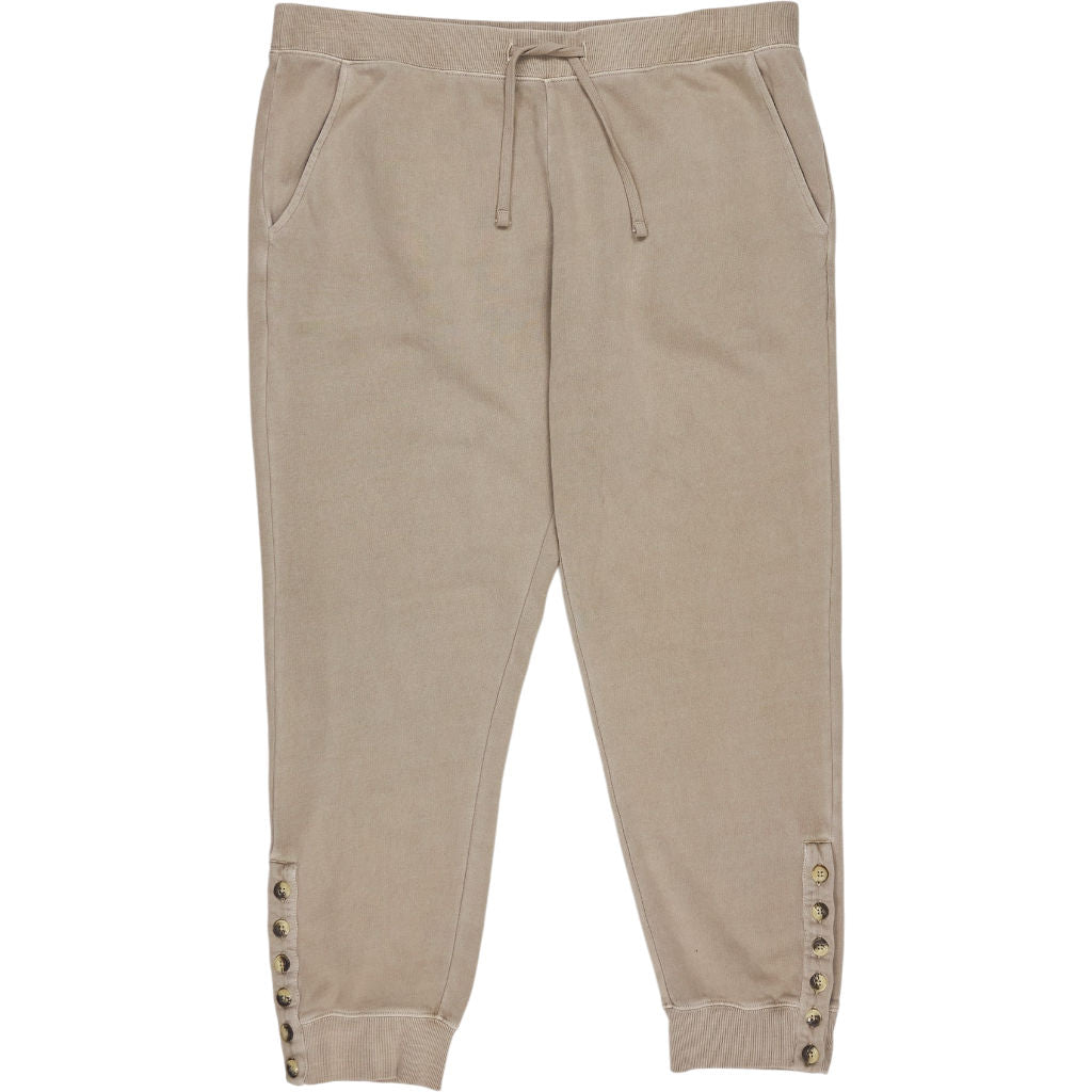 Hush Stoney Grey Skip Button Hem Joggers
