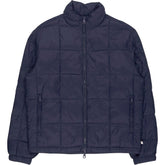 Farah Navy Gene Square Wadded Parka Coat