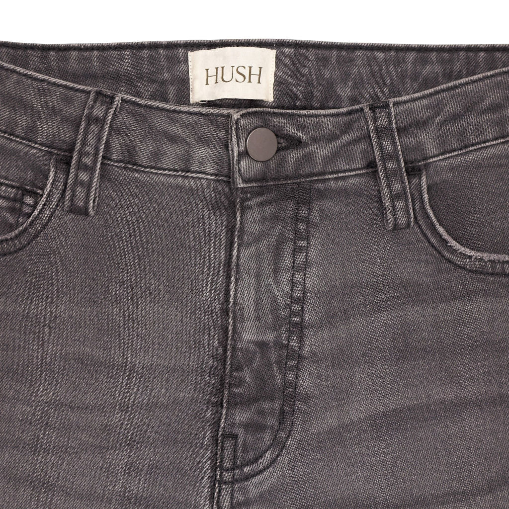 Hush Grey Agnes Straight Jeans