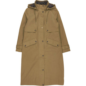 Lands' End Brown Hooded Rain Coat