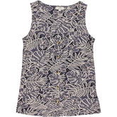 Fat Face Blue Floral Sleeveless Top