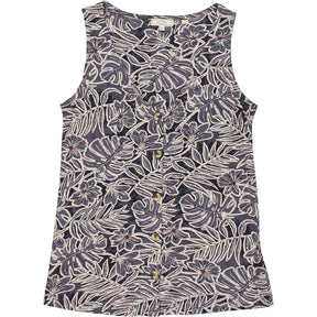 Fat Face Blue Floral Sleeveless Top