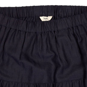 Hush Navy Linen Branwen Skirt