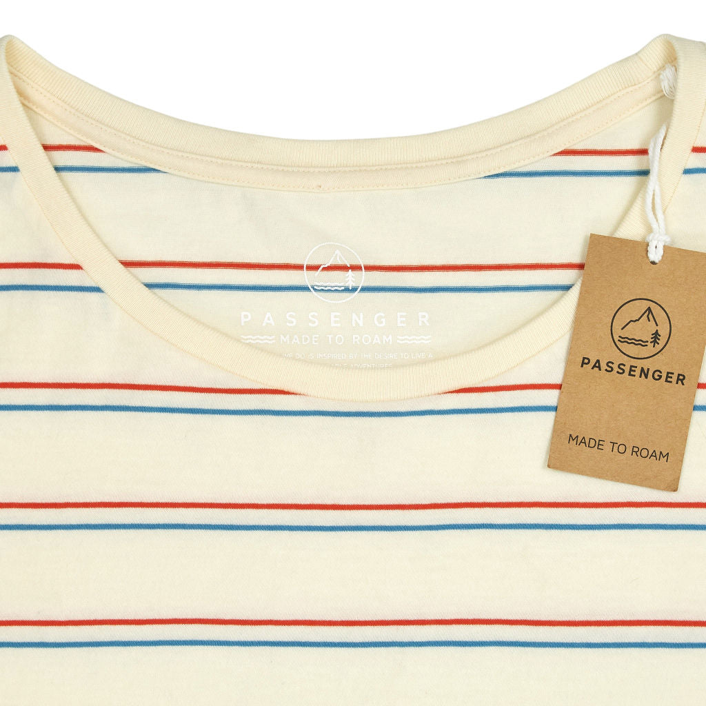Passenger Ecru Stripe T-Shirt