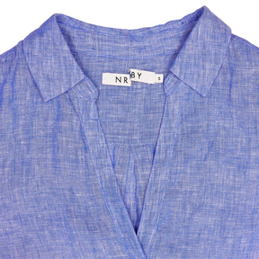 NRBY Blue Linen Shirt