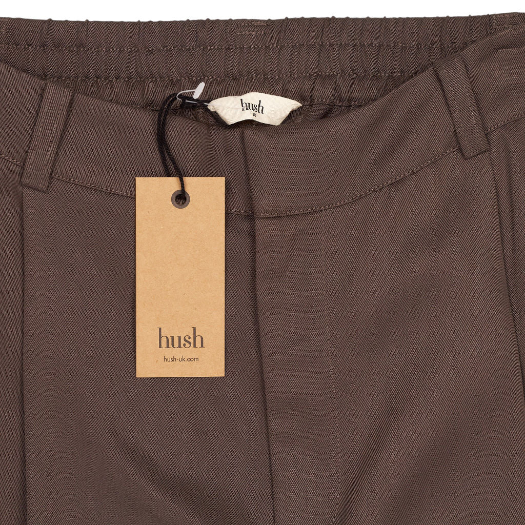 Hush Mocha Ayla Wide Leg Trousers