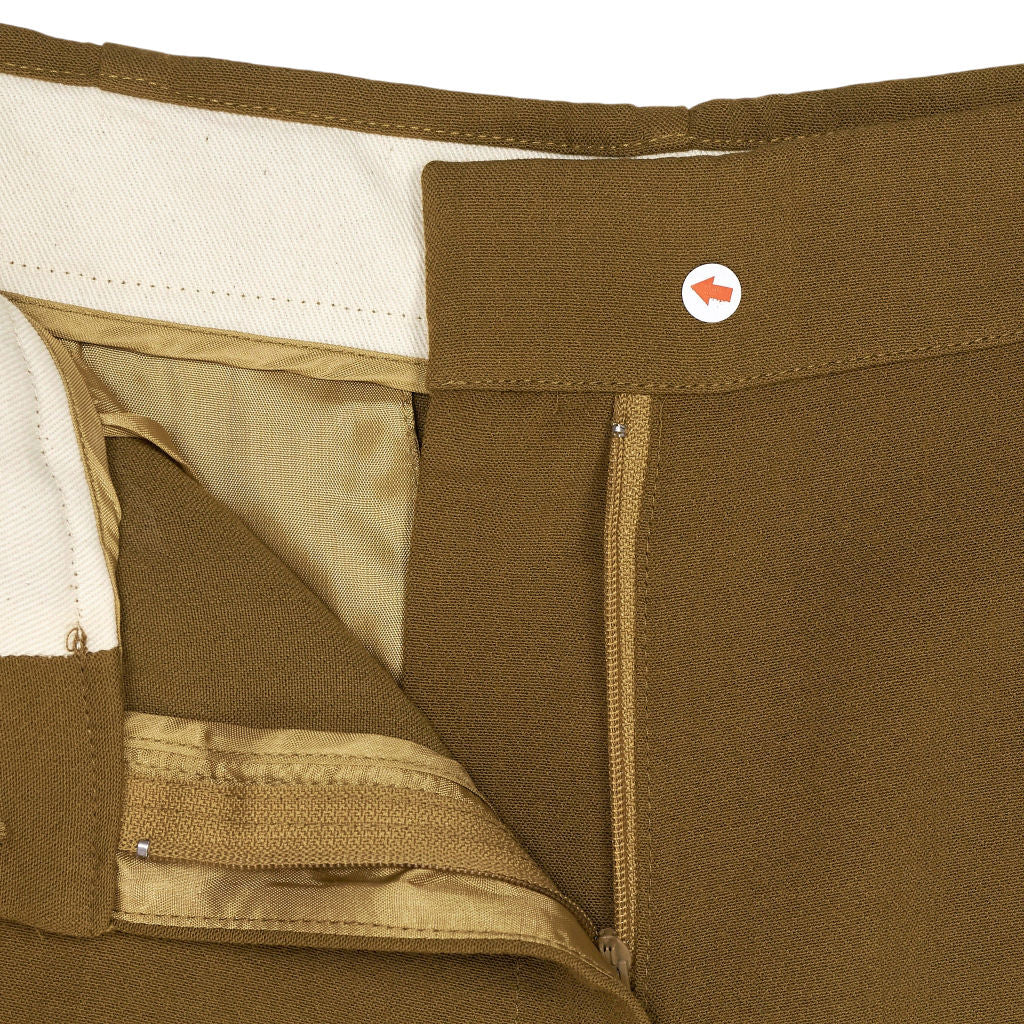 Forte Forte Khaki Wool Viscose Trousers