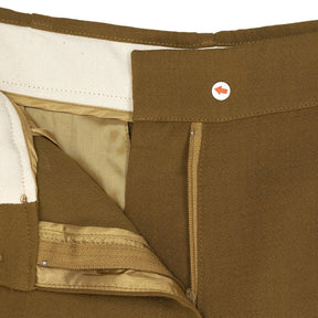Forte Forte Khaki Wool Viscose Trousers