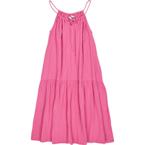 NRBY Pink Cotton Midi Dress
