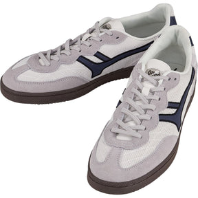 Pull & Bear White Navy Trainers