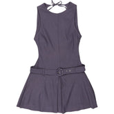 Motel Grey Avasha Backless Mini Dress