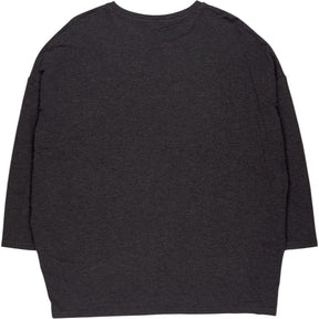 Hush Charcoal Marl Wide Jersey Top