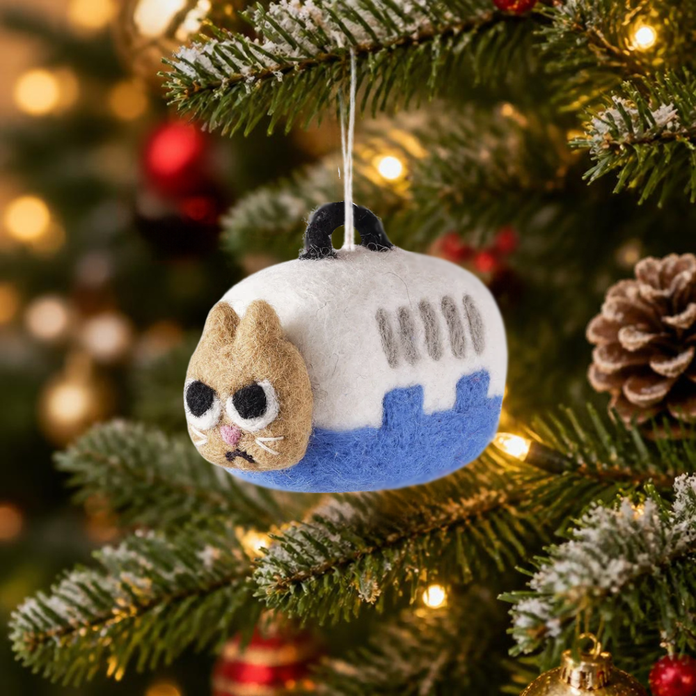 Coco Cat Hanging Felt Ornament