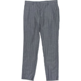 Tommy Hilfiger Grey Striped Tailored Trousers