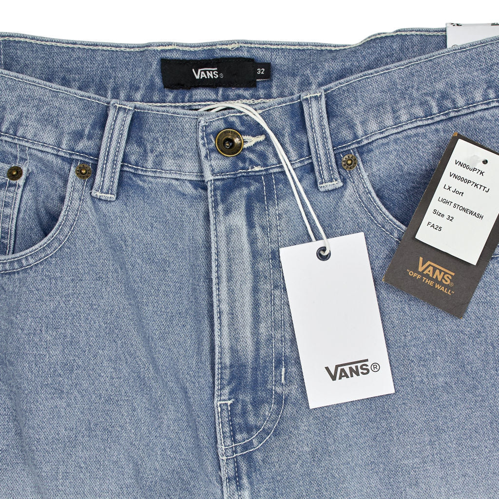 Vans Blue Light Stonewash Denim Shorts