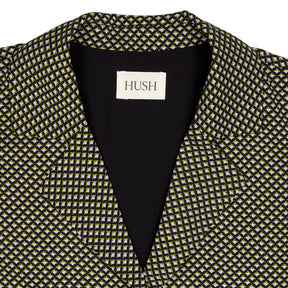 Hush Green Mini Geo Revere Collar Shirt