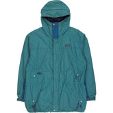Patagonia Teal Hooded Outdoor Jacket