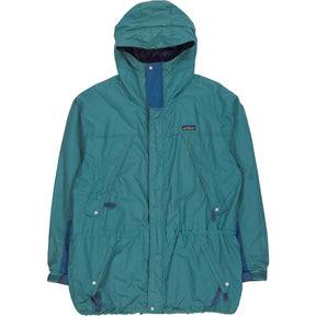 Patagonia Teal Hooded Outdoor Jacket