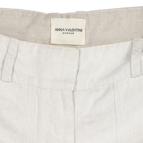 Anna Valentine Beige Wide Leg Trousers