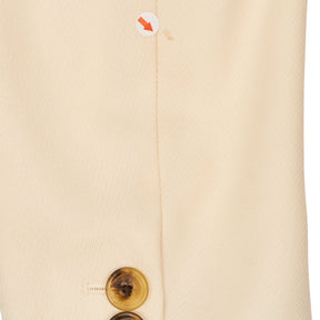 Bella Freud Cream Blazer Jacket