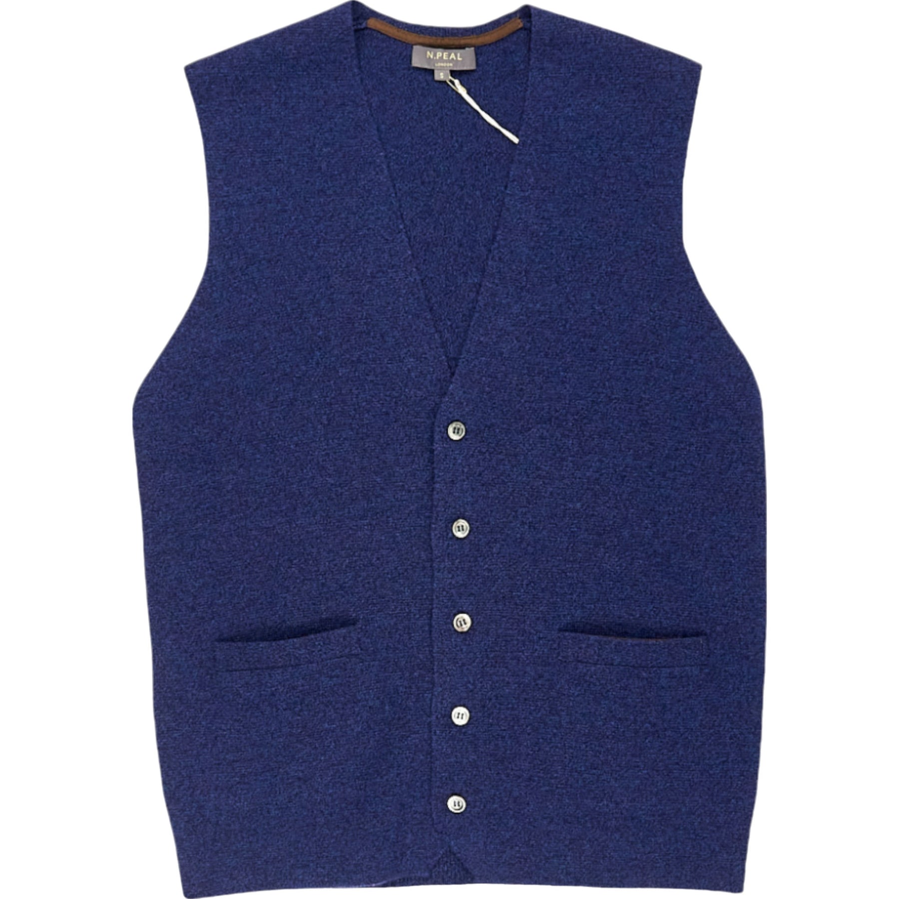 N.Peal Imperial Blue Chelsea Waistcoat