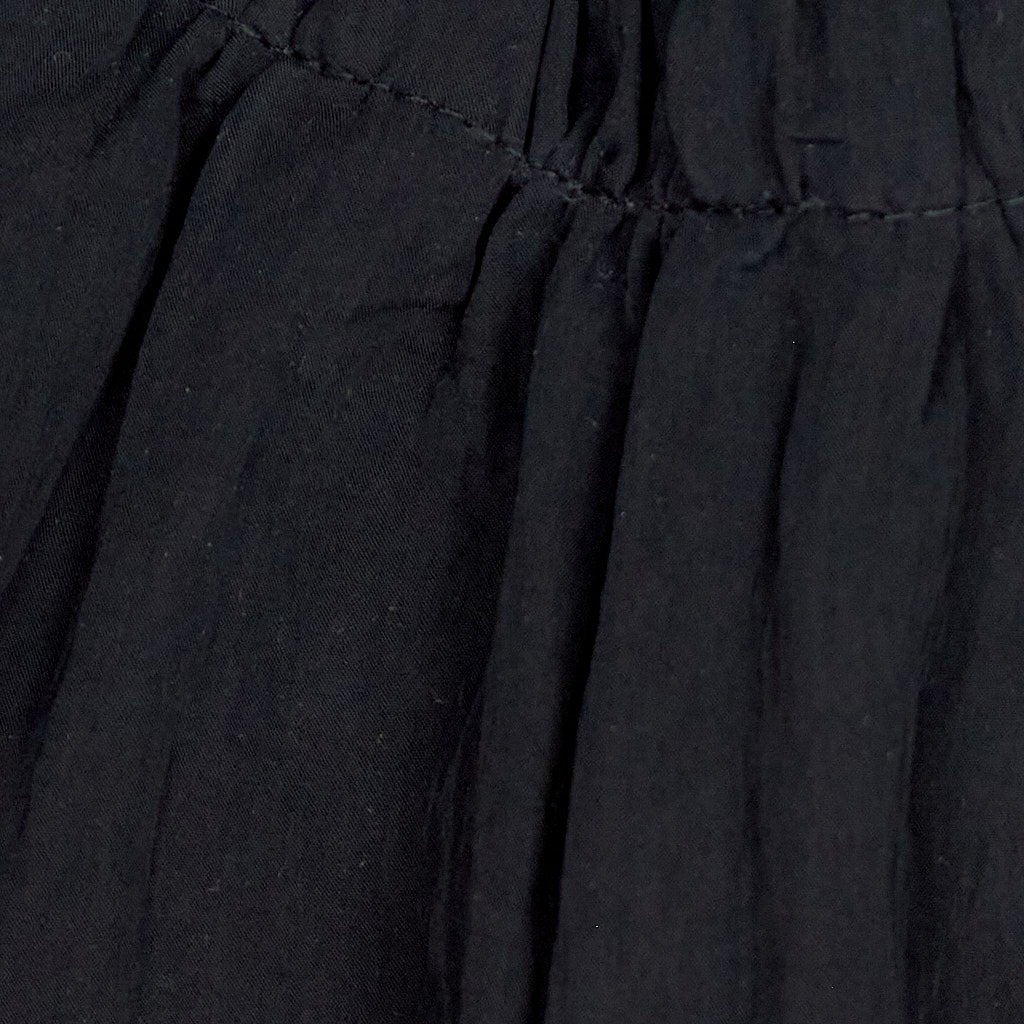 Hush Black Gathered Crew Neck Top