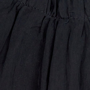 Hush Black Gathered Crew Neck Top