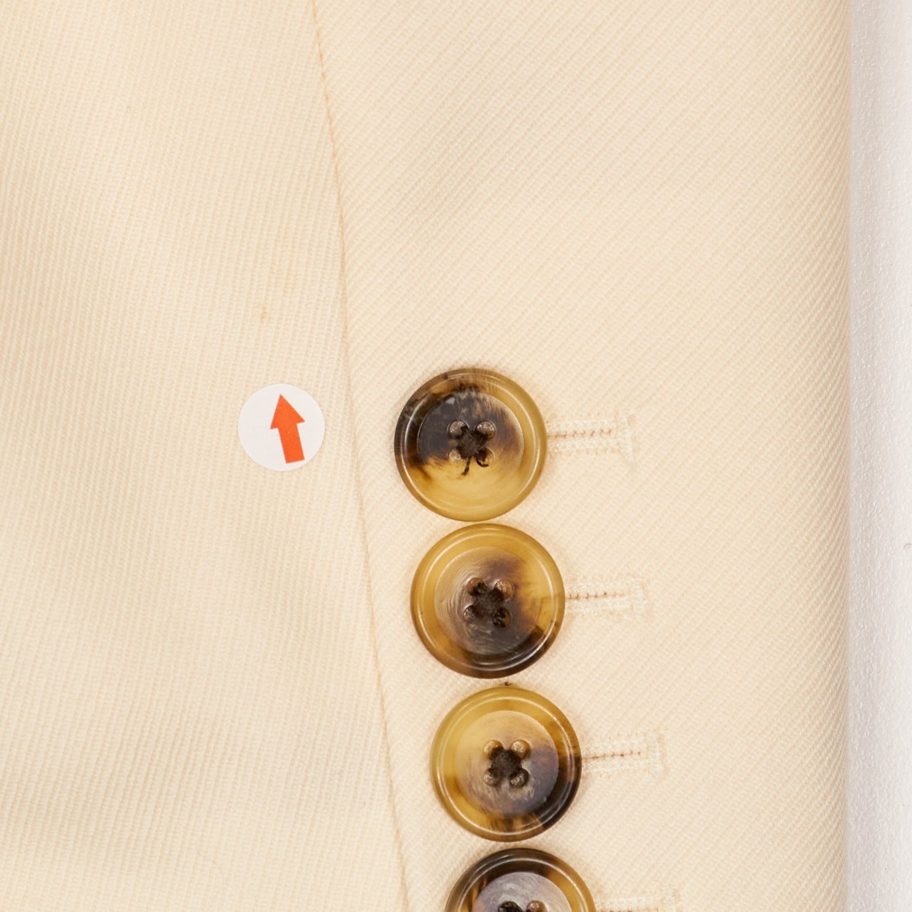 Bella Freud Cream Blazer Jacket