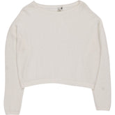 Rise & Fall White Knit Jumper