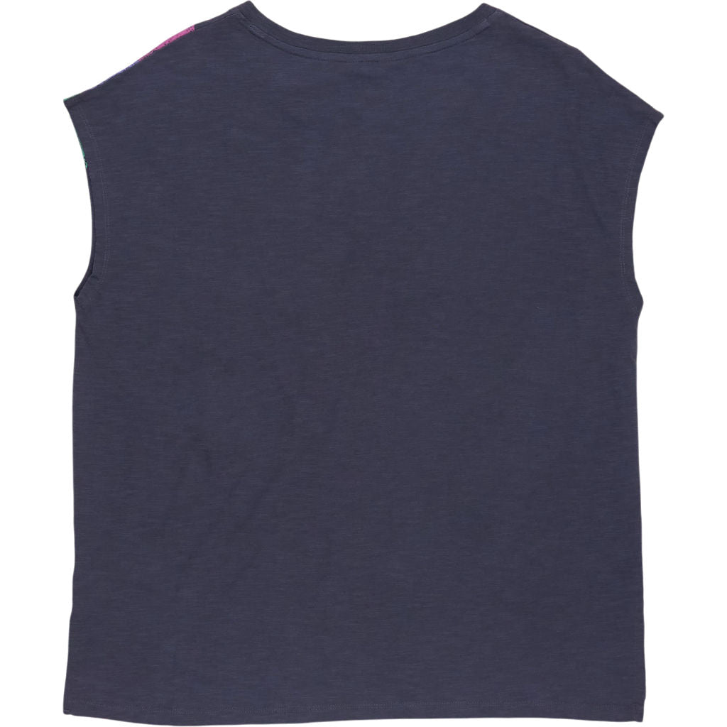 Hush Ebony Rainbow Stripe Boyfriend Tee