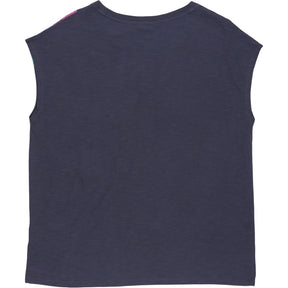 Hush Ebony Rainbow Stripe Boyfriend Tee