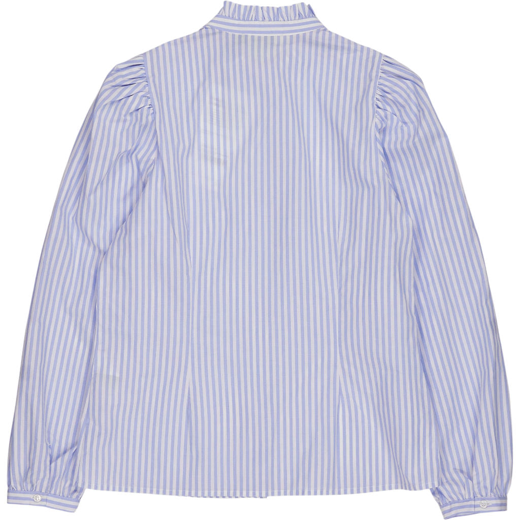 Baukjen Blue White Organic Cotton Stripe Debbie Blouse